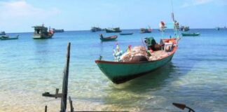 Tham Quan Làng Chài Hàm Ninh Phú Quốc Thuyền đánh cá và thuyền thúng tại làng chài Hàm Ninh Phú Quốc